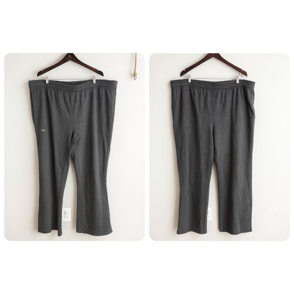 Under Armour Mens Big & Tall Hustle Fleece Pants 4XLT Carbon Heather-white - Picture 1 of 9